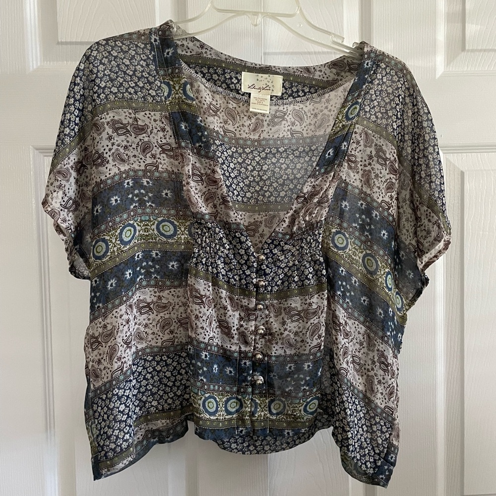Boho Sheer Blouse